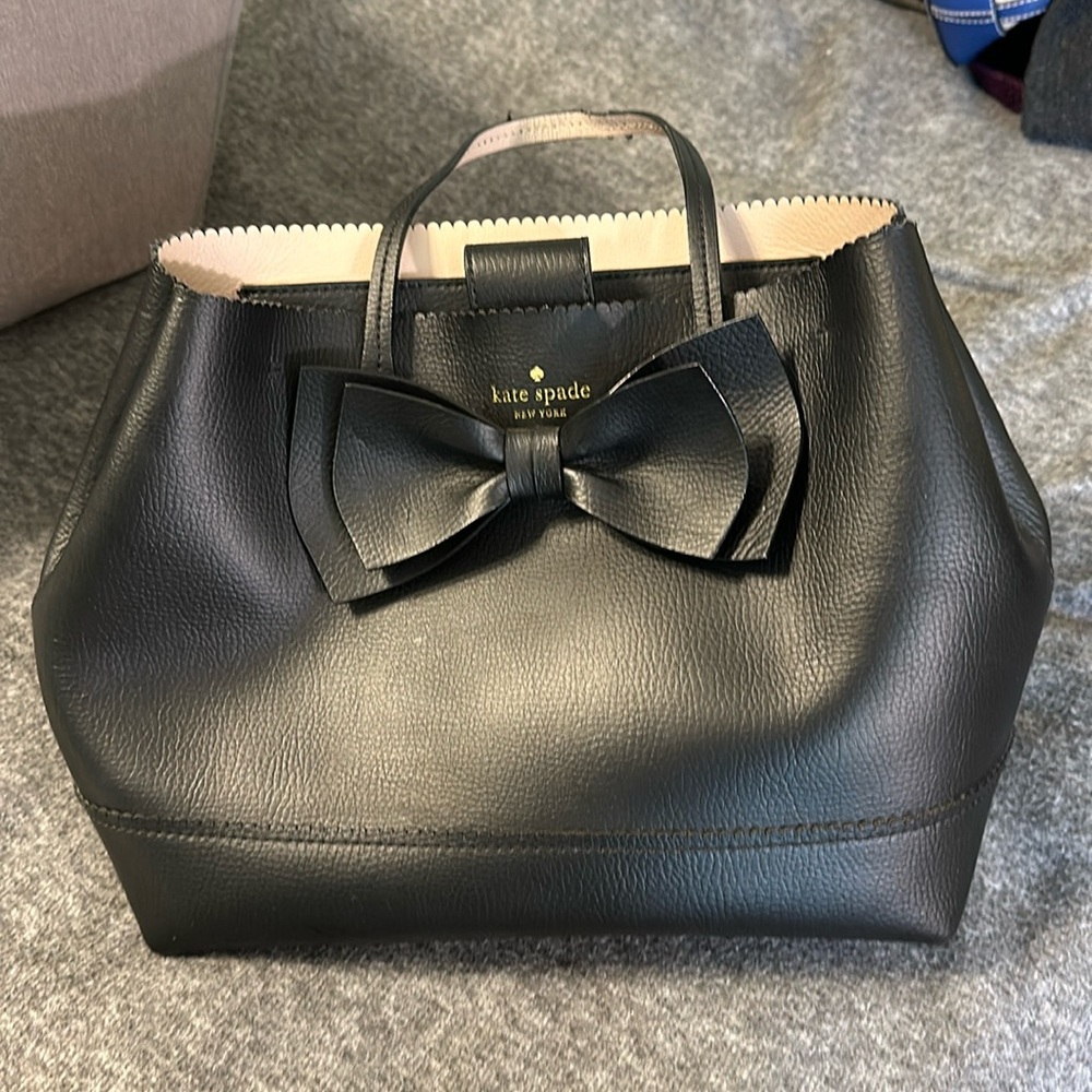Kate Spade Black Tote with Bow
